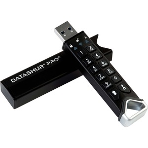 iStorage datAshur PRO2 8 GB | Secure Flash Drive | FIPS 140-2 Level 3 Certified | Password protected | Dust/Water-Resistant | IS-FL-DP2-256-8