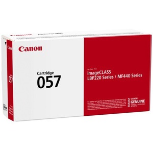Canon 057 Original Laser Toner Cartridge - Black - 1 Pack - 3100 Pages