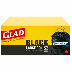 30" x 33" Black ForceFlex 24Pack