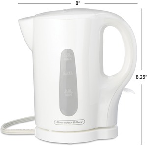 White Electric Kettle - Click Image to Close
