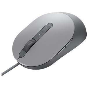 Dell MS3220 Mouse - Laser - Cable - Titan Gray - USB 2.0 - 3200 dpi - Tilt Wheel