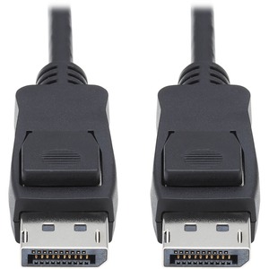 Tripp Lite by Eaton DisplayPort 1.4 Cable with Latching Connectors 8K (M/M) Black 10 ft. (3.1m)