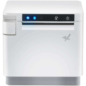 Star Micronics Star Micronic mCP31CB - Ethernet (LAN), USB-C Power Delivery for Android, Windows and Mac (not iOS), Bluetooth, CloudPRNT, Peripheral Hub - 3" Receipt Printer - 250 mm/sec - Monochrome - Auto Cutter - White Color