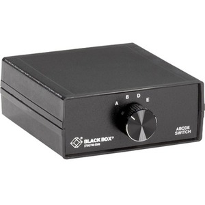 Black Box RJ_11 Switch ABCDE {4 to 1} Chassis Styl