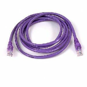 Belkin Cat. 5E UTP Patch Cable - RJ-45 Male - RJ-45 Male - 1ft - Purple