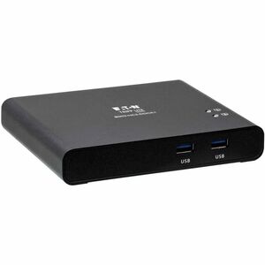 Tripp Lite by Eaton 2-Port USB-C KVM Dock - 4K HDMI USB 3.2 Gen 1 USB-A Hub Remote Selector 85W PD Charging Black