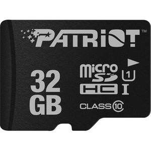 Patriot Memory 32 GB Class 10/UHS-I (U1) microSDHC - 1 Pack - 80 MB/s Read - 2 Year Warranty