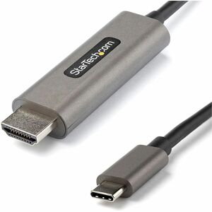 StarTech 10ft (3m) USB C to HDMI Cable 4K 60Hz with HDR10, Ultra HD USB Type-C to HDMI 2.0b Video Adapter Cable, DP 1.4 Alt Mode HBR3