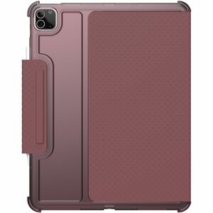 Urban Armor Gear Lucent Carrying Case (Folio) for 12.9" Apple iPad Pro (5th Generation), iPad Pro (4th Generation) Tablet, Stylus - Aubergine, Dusty Rose