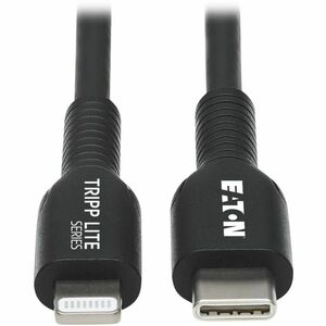 Eaton Tripp Lite Series USB-C to Lightning Sync/Charge Cable (M/M), MFi Certified, Black, 2 m (6.6 ft.)