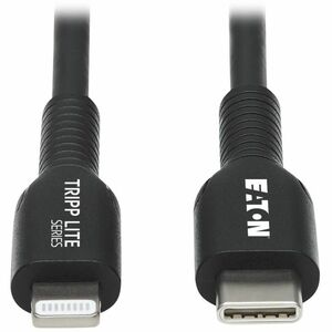 Eaton Tripp Lite Series USB-C to Lightning Sync/Charge Cable (M/M), MFi Certified, Black, 3 m (9.8 ft.)
