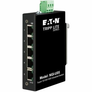 Tripp Lite by Eaton 5-Port Unmanaged Industrial Gigabit Ethernet Switch - 10/100/1000 Mbps DIN/Wall Mount - TAA Compliant