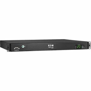 Tripp Lite by Eaton PDU 3.8kW 200-240V Single-Phase ATS/Local Metered PDU - 8 C13 and 2 C19 Outlets Dual C20 Inlets 12 ft. Cords 1U TAA