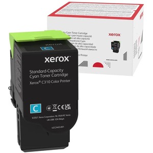 Xerox Original Standard Yield Laser Toner Cartridge - Single Pack - Cyan - 1 / Pack - 2000 Pages