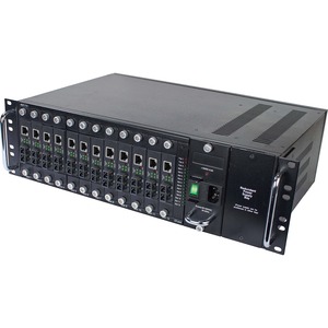 Tripp Lite by Eaton 12-Slot Media Converter Chassis for Select N784-H and N785-H Models, 3U Rack Mount