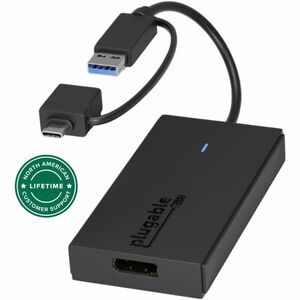 Plugable USB C to DisplayPort Adapter, Universal Video Graphics Adapter for USB 3.0 and USB-C Macs and Windows