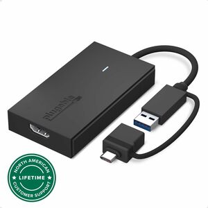 Plugable USB C to HDMI Adapter, Universal Video Graphics Adapter for USB 3.0 and USB-C Macs and Windows