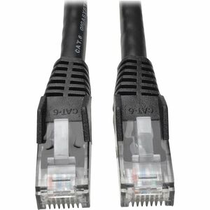 Tripp Lite by Eaton Cat6 Gigabit Snagless Molded (UTP) Ethernet Cable (RJ45 M/M) PoE Black 7 ft. (2.13 m)