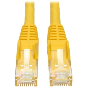 25FT CAT6 YELLOW GIGABIT SNAGLESS MOLDED PATCH CABLE