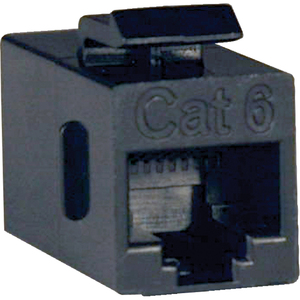 Tripp Lite by Eaton Cat6 Straight Through Modular In-line Snap-in Coupler (RJ45 F/F) TAA - (RJ45 F/F)