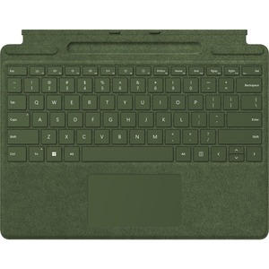 Microsoft Signature Keyboard/Cover Case Surface Pro 8, Surface Pro 9, Surface Pro X Tablet, Stylus - Forest Green