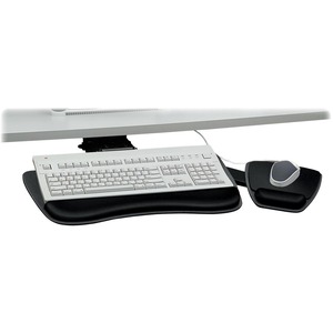 Fellowes Articulating Keyboard Manager - 29.62" x 12.25" - Charcoal Black