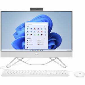 HP 24-cb1000a 24-cb1140 All-in-One Computer - AMD Ryzen 5 5625U - 8 GB - 512 GB SSD - 23.8" Full HD Touchscreen - Desktop - Starry White - Refurbished