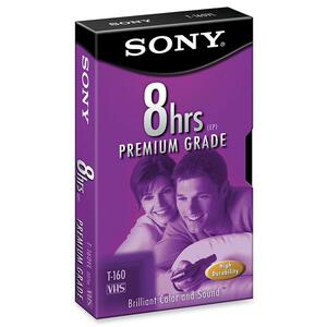 Sony VHS Videocassette - VHS - 160Minute Sony VHS Videocassette - VHS - 160Minute