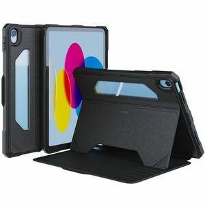 UZBL Carrying Case (Folio) for 10.9" Apple iPad (10th Generation) Tablet - Black