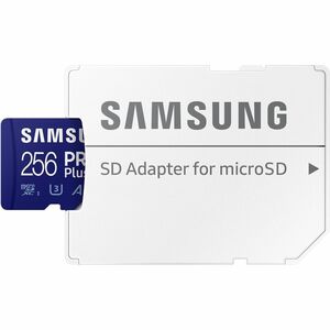 Samsung PRO Plus 256 GB Class 10/UHS-I (U3) V30 microSDXC - 1 Pack