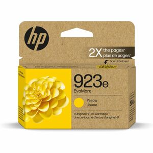 HP EvoMore 923e Original High Yield Inkjet Ink Cartridge - Yellow - 1 Each - 800 Pages
