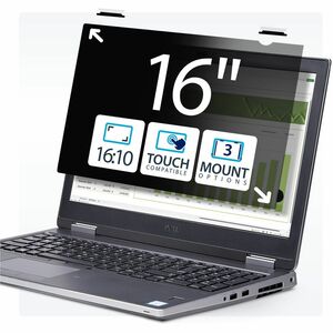 StarTech 16-inch 16:10 Flip-Up Privacy Screen w/Touch, Anti-Glare Privacy Filter, Laptop Monitor Screen Protector, Blue Light Filter