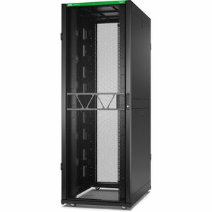 APC NetShelter SX Server Rack Gen 2, 45U, 2124H x 750W x 1200D mm, with Sides, Black [TAA]