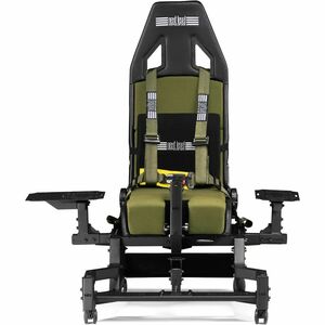 Next Level Racing Flight Seat Pro Boeing Military Edition - High Density Foam (HDF), PU Leather