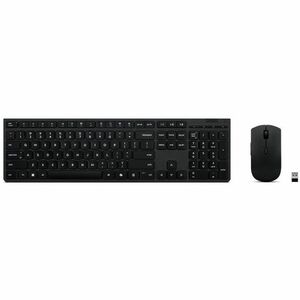 Lenovo Professional Wireless Rechargeable Combo Keyboard and Mouse-French Canadian 445