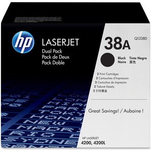 HP Dual Pack Black Toner Cartridge - Laser - 12000 Page - Black