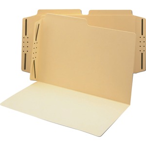 Smead Double Back Style Legal Casebinder - Legal - 8.5" x 14" - 1/2 Tab Cut - 2" Expansion - 2 Fastener - 2" Capacity - 50 / Box - Manila