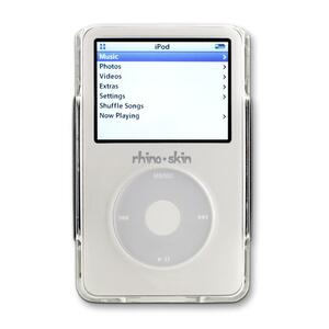 Saunders RhinoSkin iPod Video 60GB Aluminum Hardcase - Belt Clip - Aluminum