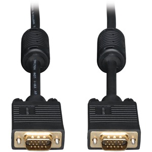 Tripp Lite by Eaton VGA High-Resolution RGB Coaxial Cable (HD15 M/M) 50 ft. (15.24 m)