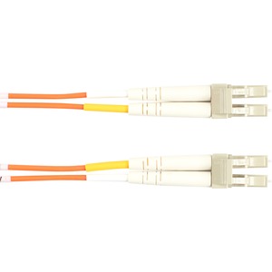 Black Box Fiber Optic Duplex Patch Network Cable - LC Male - LC Male - 3.28ft