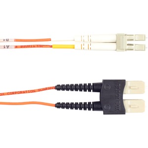 Black Box Fiber Optic Duplex Patch Cable - LC Male - SC Male - 6.56ft