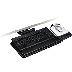 Lever-Free Adjustable Keyboard/Mouse Tray