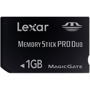 Lexar 1GB MS Memory Stick Pro Duo Flash Memory Card