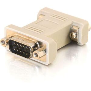 C2G HD15 VGA M/F Port Saver Adapter - 1 x 15-pin HD-15 Male - 1 x 15-pin HD-15 Female - Beige