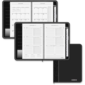 At-A-Glance DayMinder Pocket Planner - Weekly, Monthly - 4.62" x 8" - January till December - 8:00 AM to 5:00 PM - 1 Week Per 2 Page(s), 1 Month Per 2 Page(s) - Black