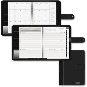 At-A-Glance Fashion Weekly and Monthly Planners - Weekly, Monthly - 8.25" x 10.88" - January till December - 1 Week Per 2 Page(s), 1 Month Per 2 Page(s) - Black