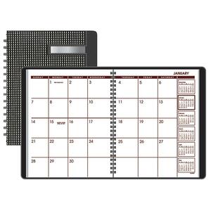 At-A-Glance Designer Monthly Planner - Monthly - 6.88" x 8.75" - January till December - 1 Month Per 2 Page(s) - Black