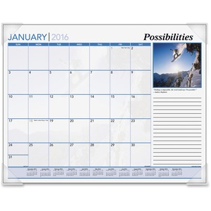 Inspirational Monthly Desk Pad Calendar
