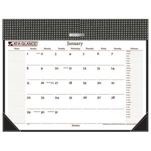 Black Check Calendar