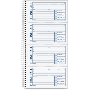 Spiral Bound Phone Message Books - Click Image to Close